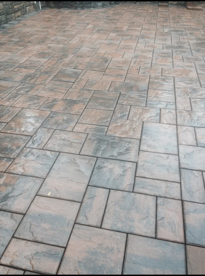 Paver patio detail